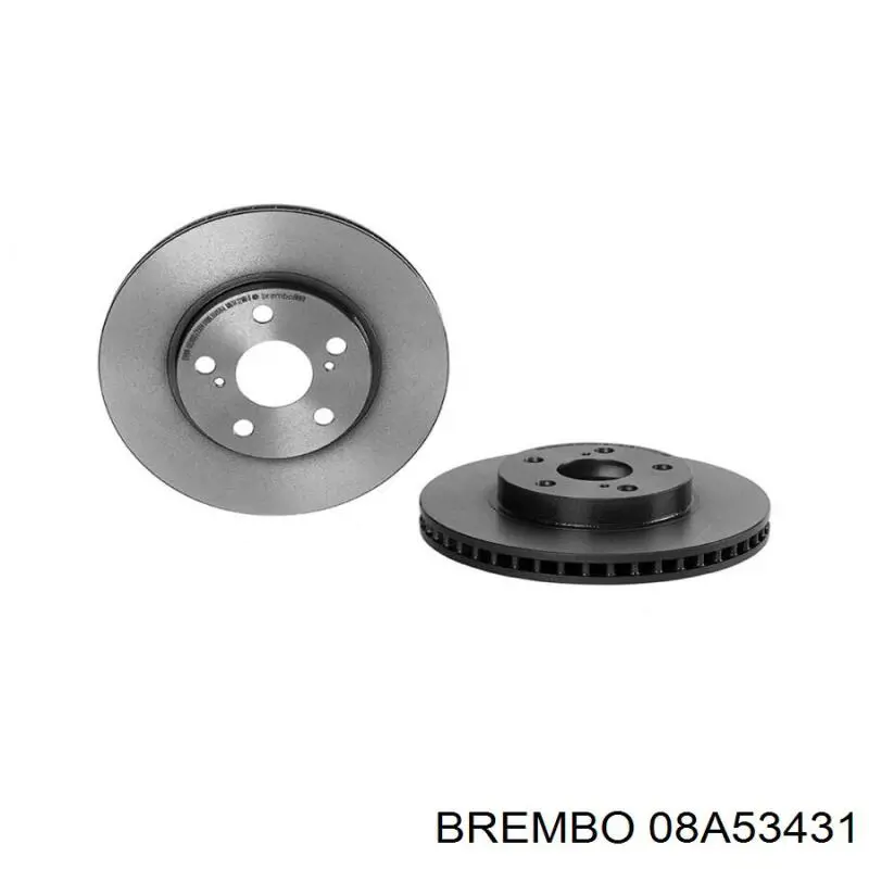 08.A534.31 Brembo disco de freno trasero