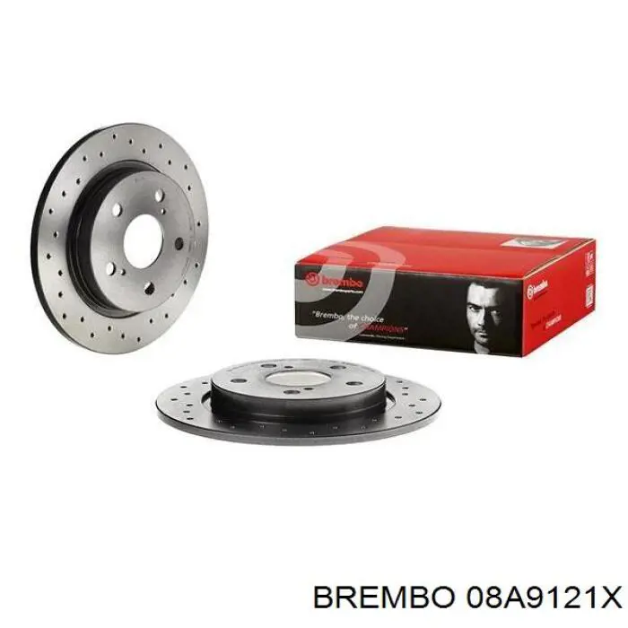 08A9121X Brembo disco de freno trasero