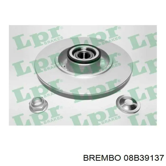 08.B391.37 Brembo disco de freno trasero