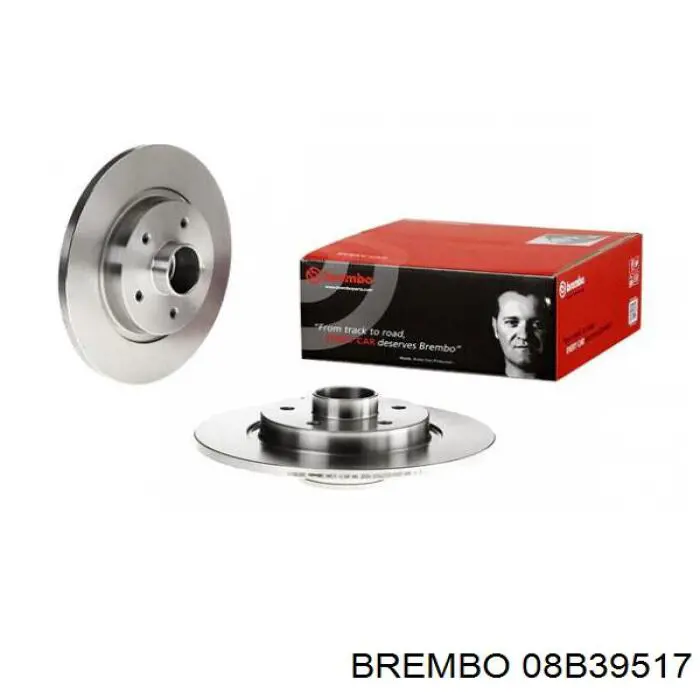 08.B395.17 Brembo disco de freno trasero