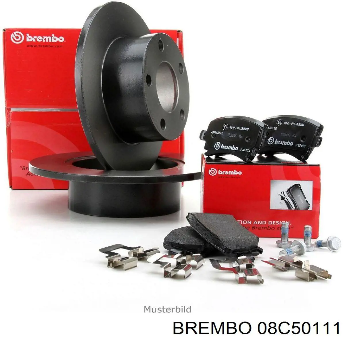 08.C501.11 Brembo disco de freno trasero