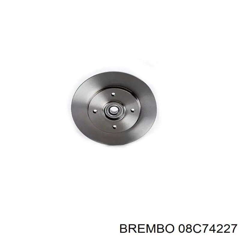 08.C742.27 Brembo disco de freno trasero