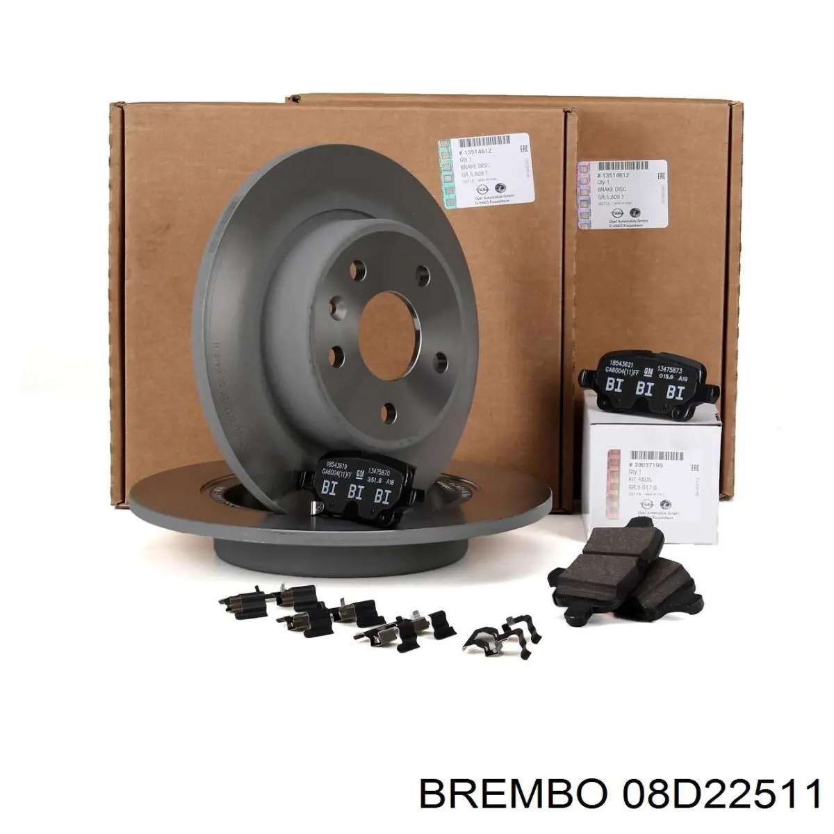 08.D225.11 Brembo disco de freno trasero