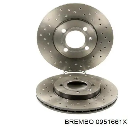 0951661X Brembo freno de disco delantero