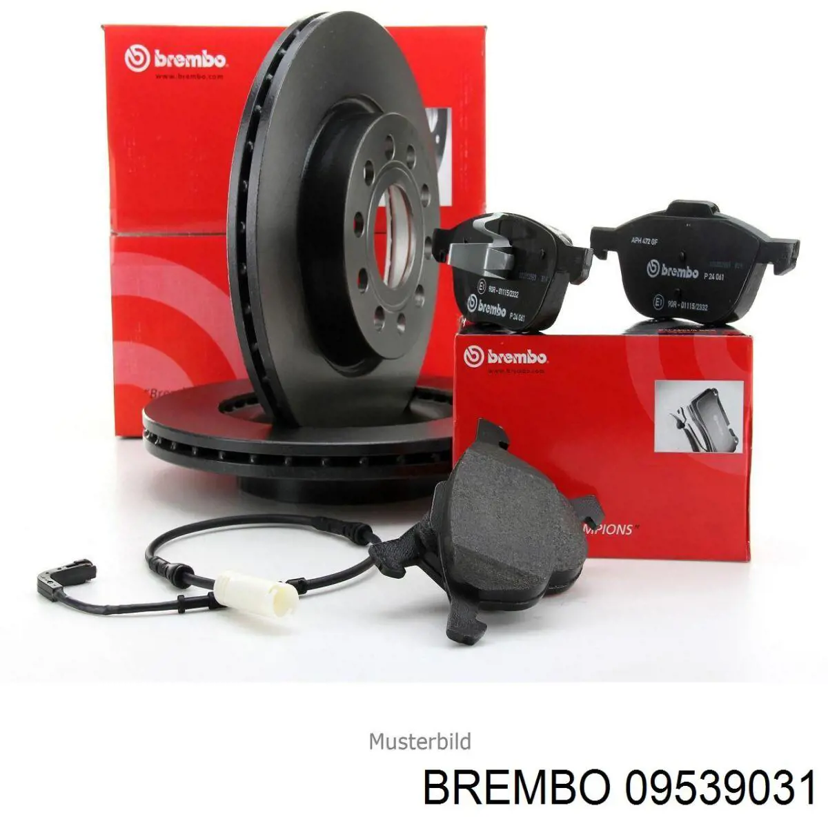 09.5390.31 Brembo freno de disco delantero