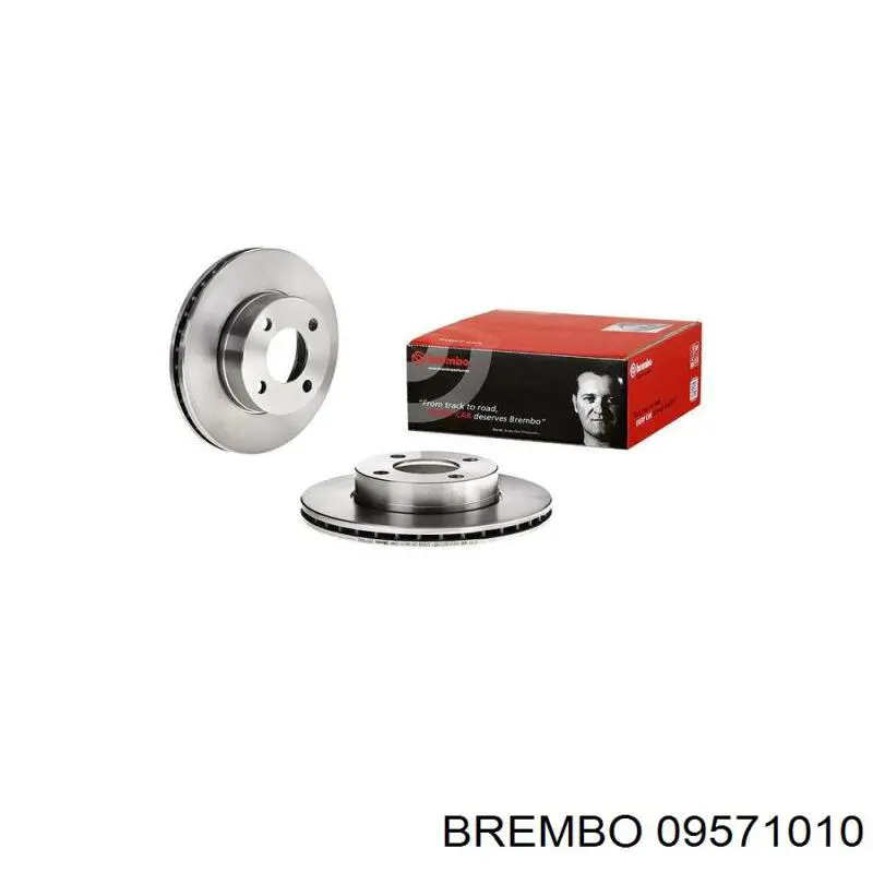 09.5710.10 Brembo freno de disco delantero