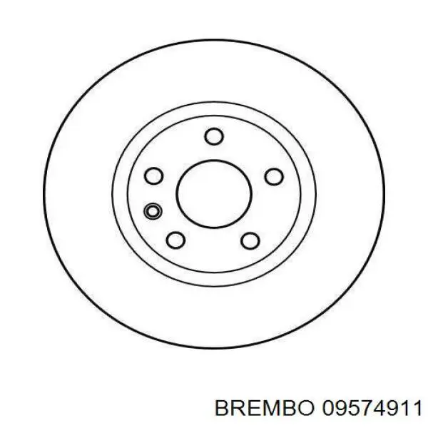 09.5749.11 Brembo freno de disco delantero