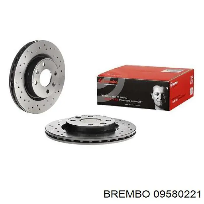 09.5802.21 Brembo freno de disco delantero