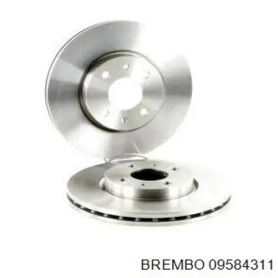 09.5843.11 Brembo freno de disco delantero