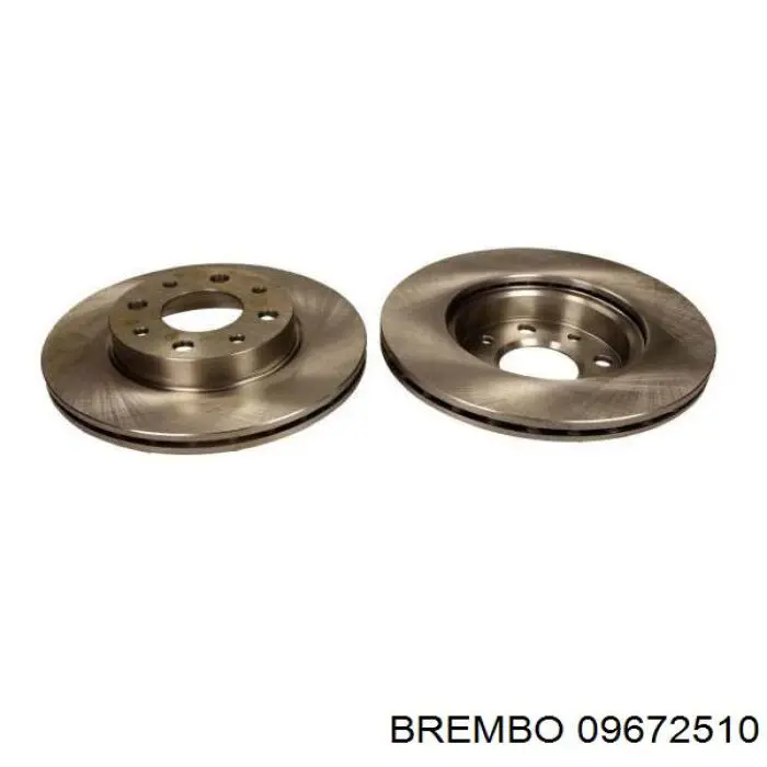 09672510 Brembo freno de disco delantero