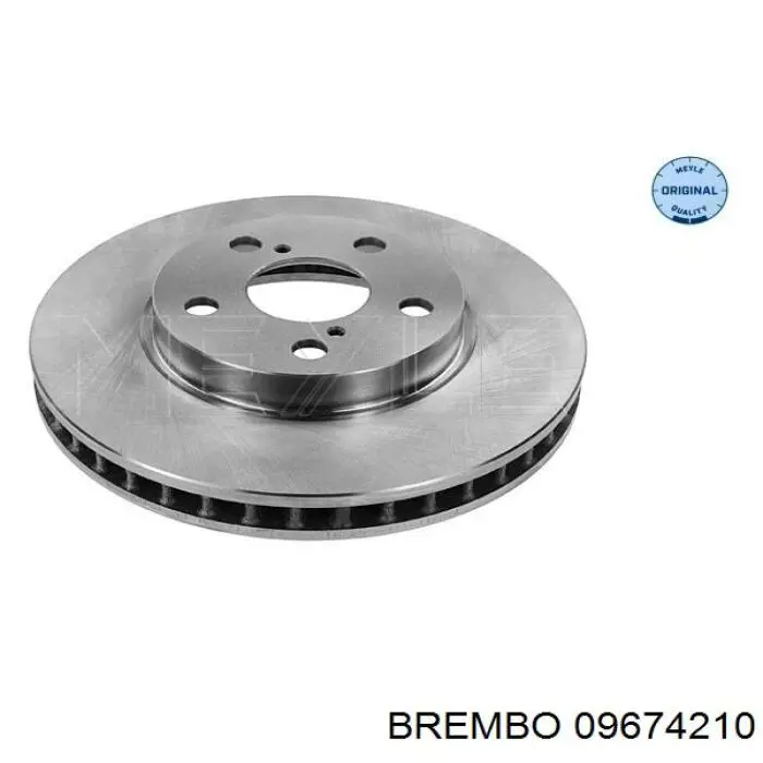 09.6742.10 Brembo freno de disco delantero