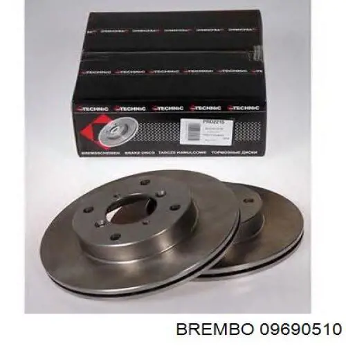 09.6905.10 Brembo freno de disco delantero