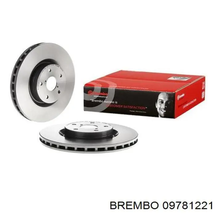 09.7812.21 Brembo freno de disco delantero