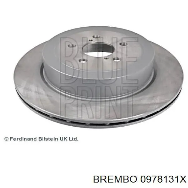 09.7813.1X Brembo disco de freno trasero