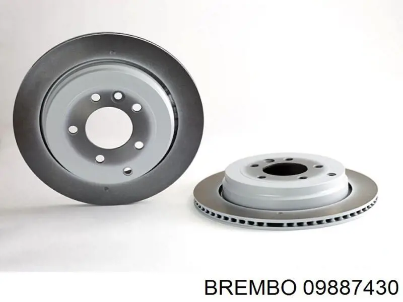 09887430 Brembo disco de freno trasero