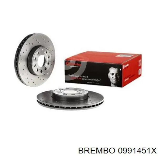 09.9145.1X Brembo freno de disco delantero