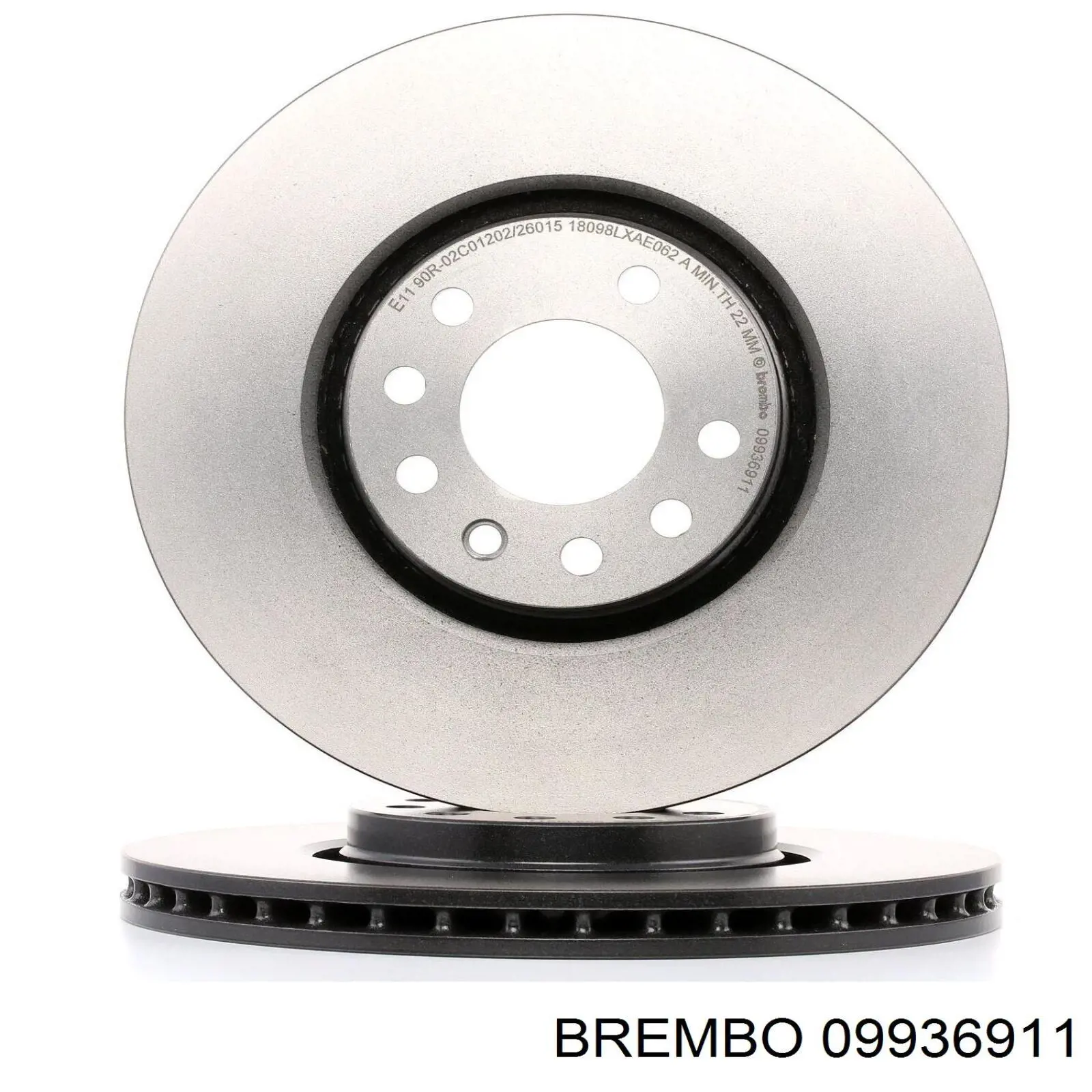 09.9369.11 Brembo freno de disco delantero