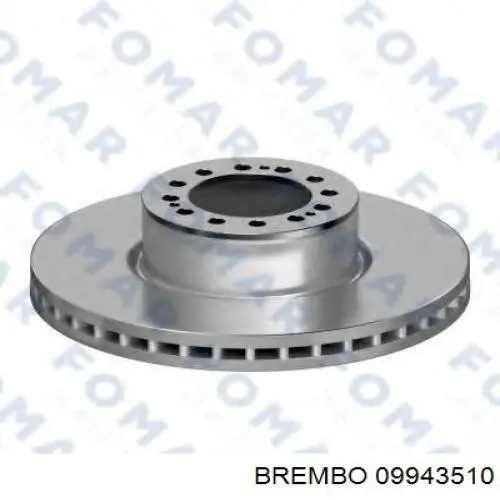 09943510 Brembo freno de disco delantero