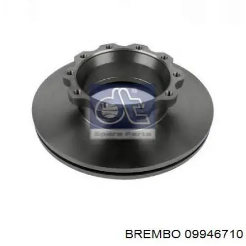 09946710 Brembo disco de freno trasero