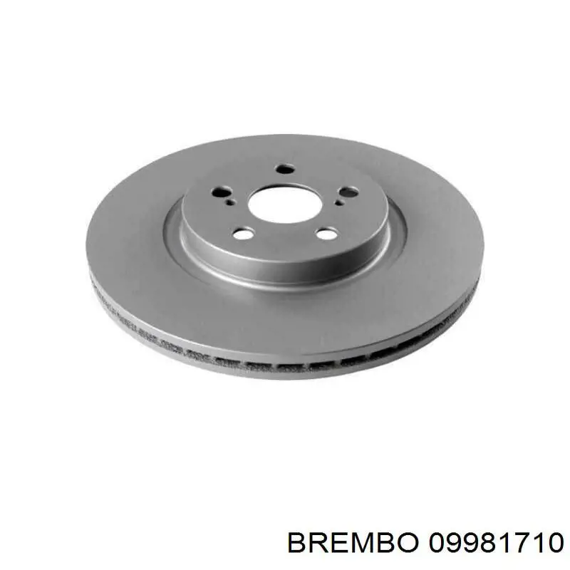 09.9817.10 Brembo freno de disco delantero