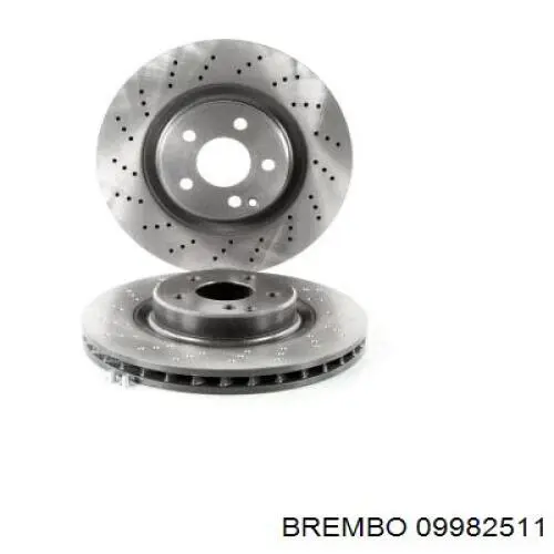 09.9825.11 Brembo freno de disco delantero