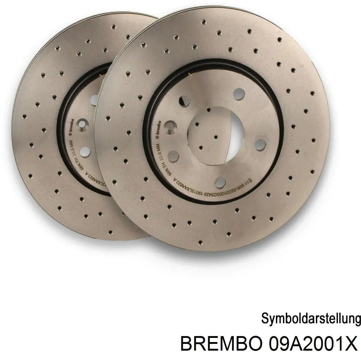 09.A200.1X Brembo disco de freno trasero