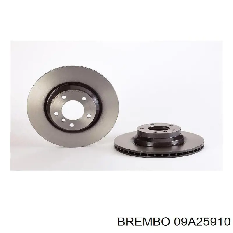 09A25910 Brembo freno de disco delantero