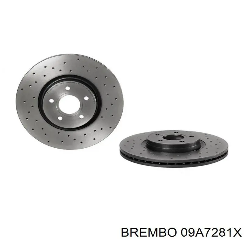 09.A728.1X Brembo freno de disco delantero