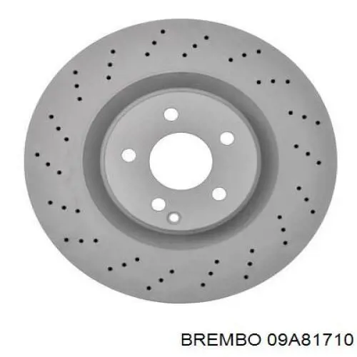 09A81710 Brembo freno de disco delantero