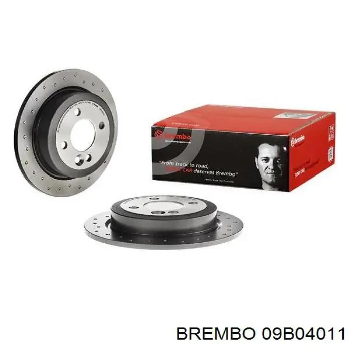 09.B040.11 Brembo disco de freno trasero