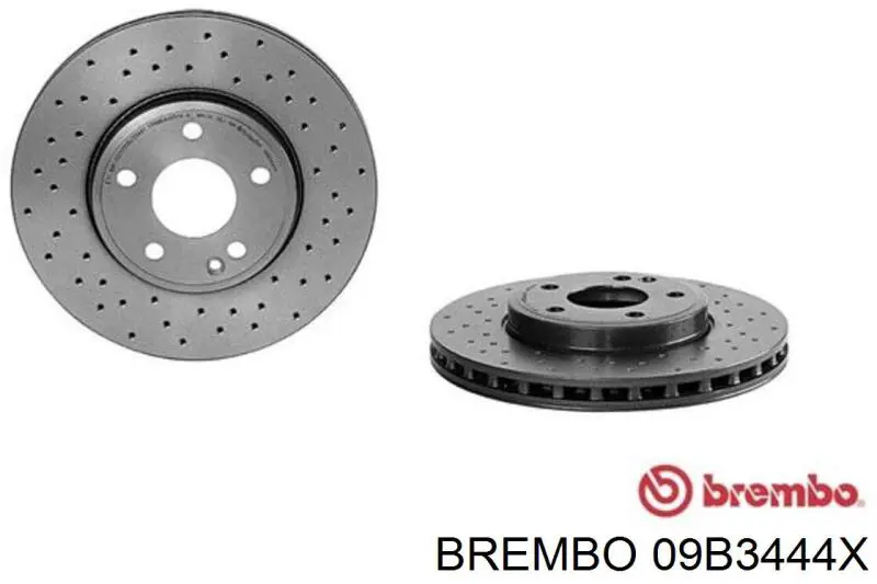 09B3444X Brembo freno de disco delantero