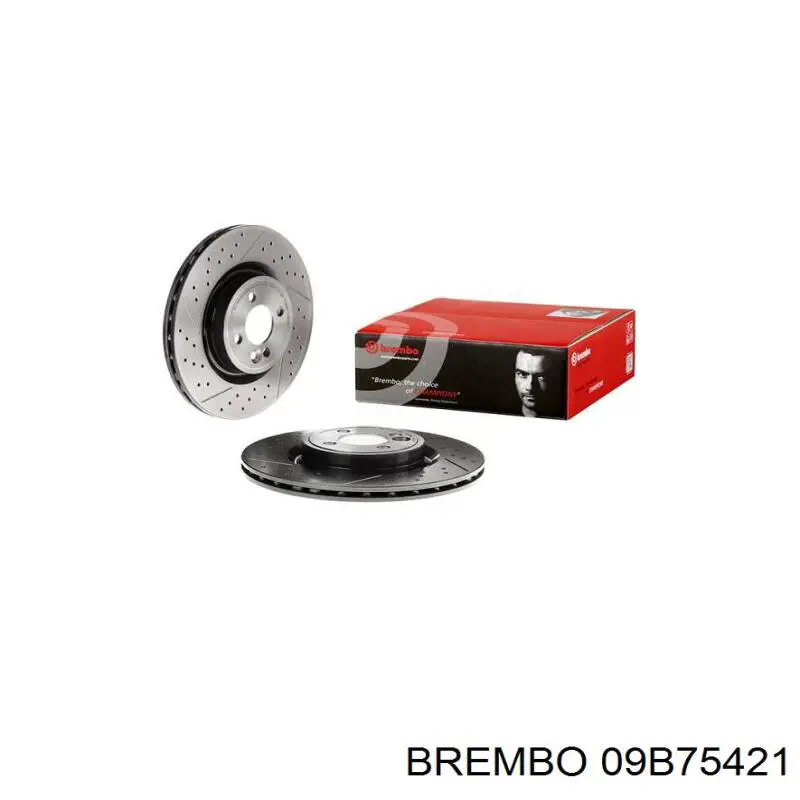 09.B754.21 Brembo freno de disco delantero