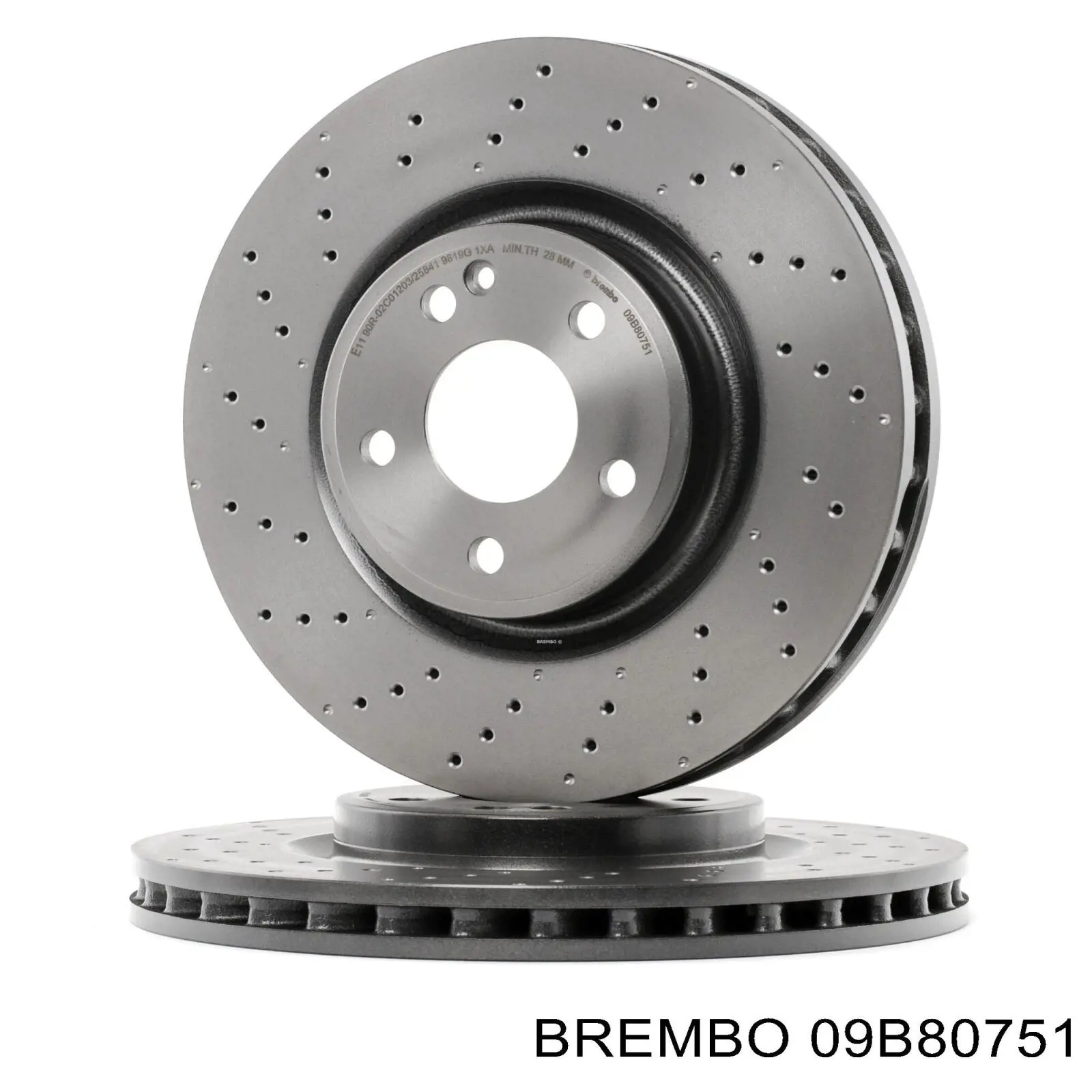 09.B807.51 Brembo freno de disco delantero