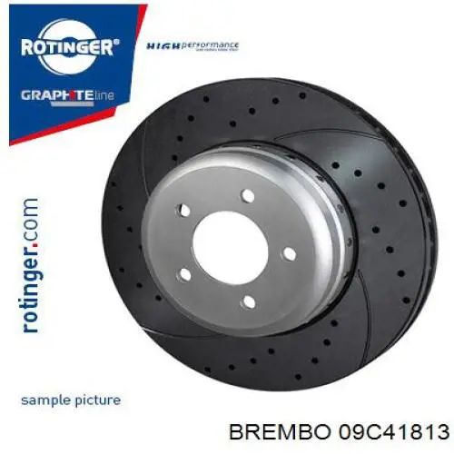 09.C418.13 Brembo disco de freno trasero