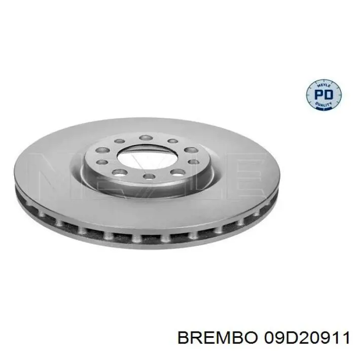 09.D209.11 Brembo freno de disco delantero