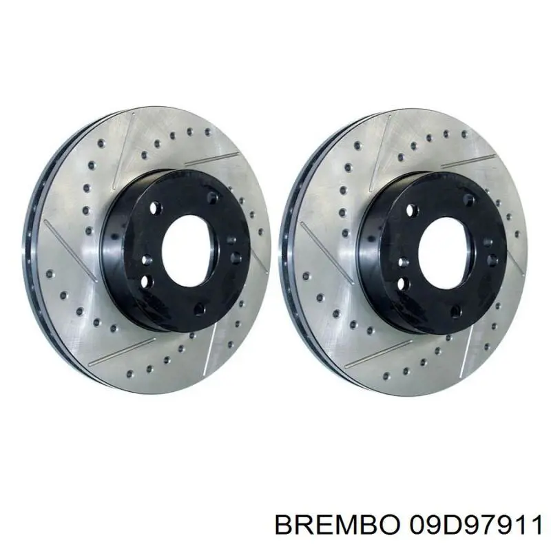 09D97911 Brembo freno de disco delantero