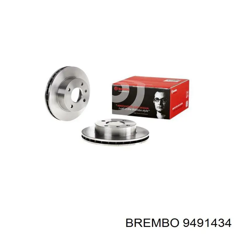 9491434 Brembo freno de disco delantero