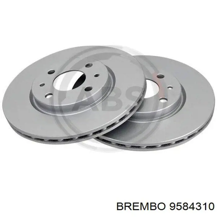 9584310 Brembo freno de disco delantero