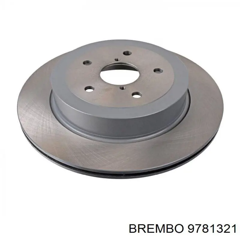 9781321 Brembo disco de freno trasero