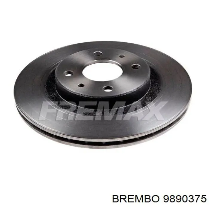 9890375 Brembo freno de disco delantero