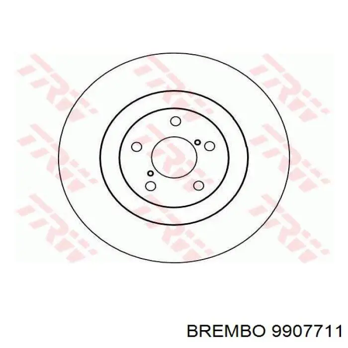 9907711 Brembo freno de disco delantero