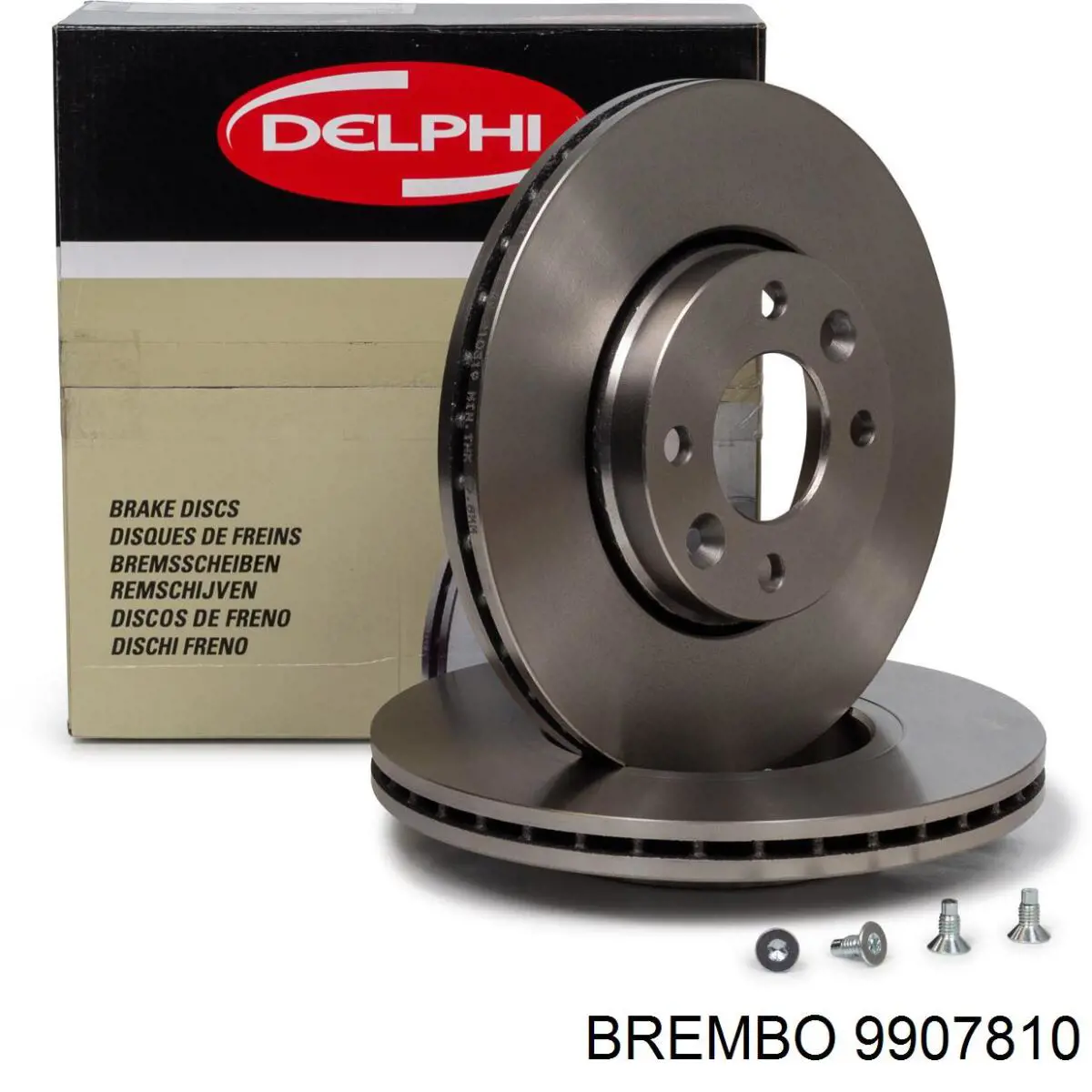 9907810 Brembo freno de disco delantero