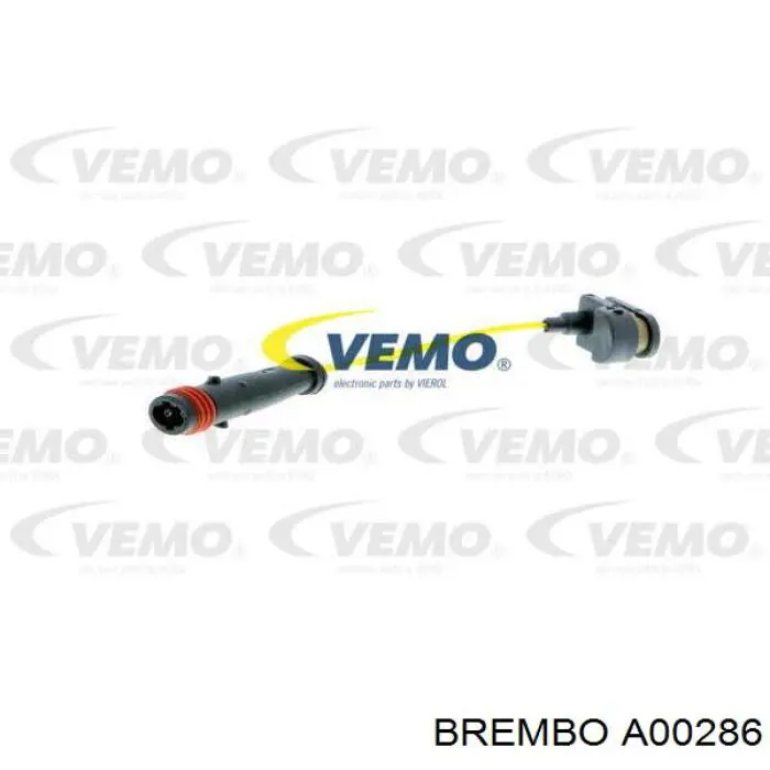 A00286 Brembo contacto de aviso, desgaste de los frenos, delantero derecho