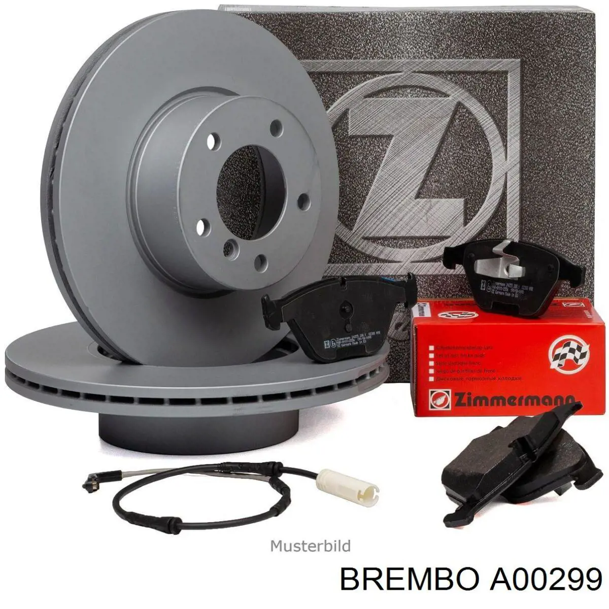 A00 299 Brembo contacto de aviso, desgaste de los frenos