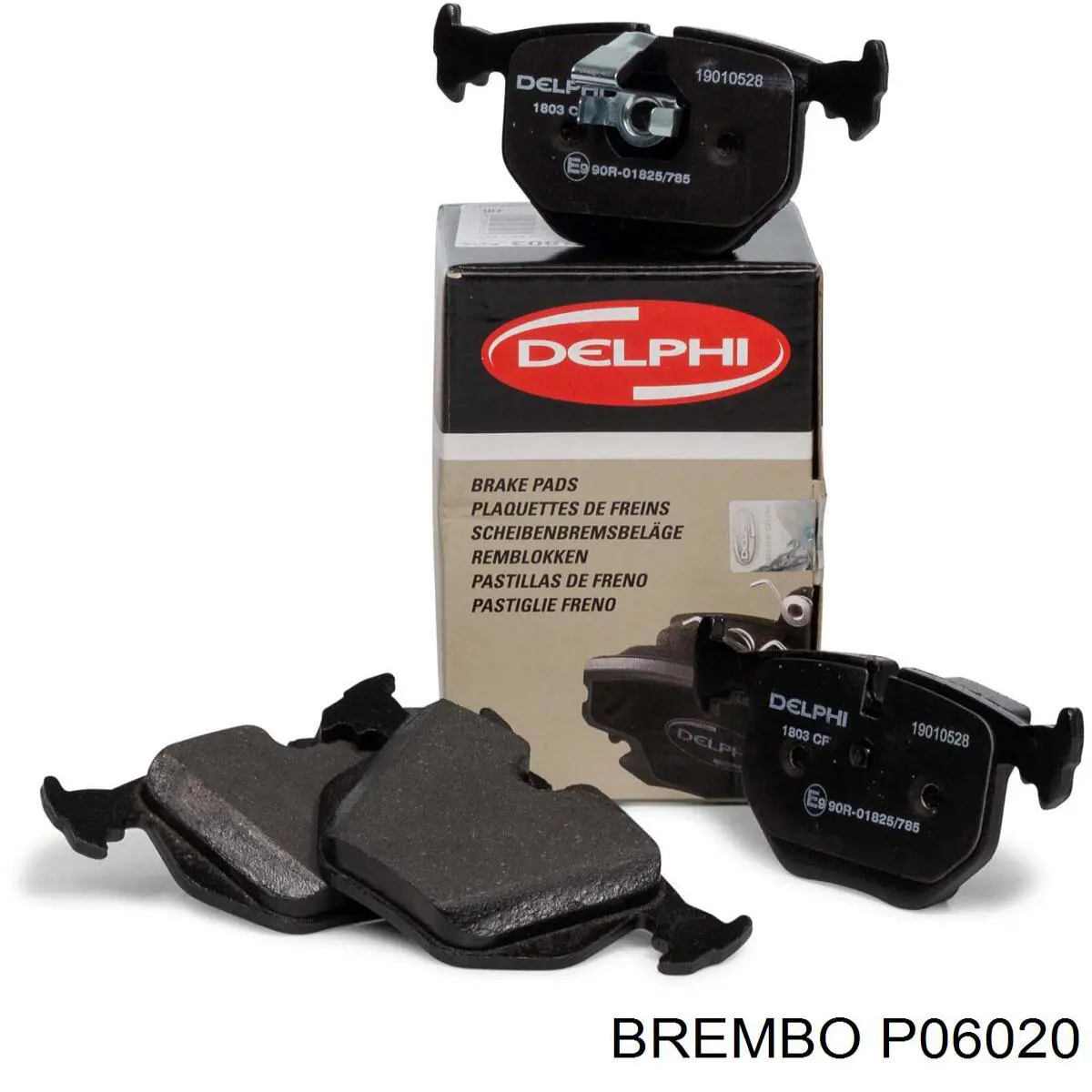 P 06 020 Brembo pastillas de freno traseras