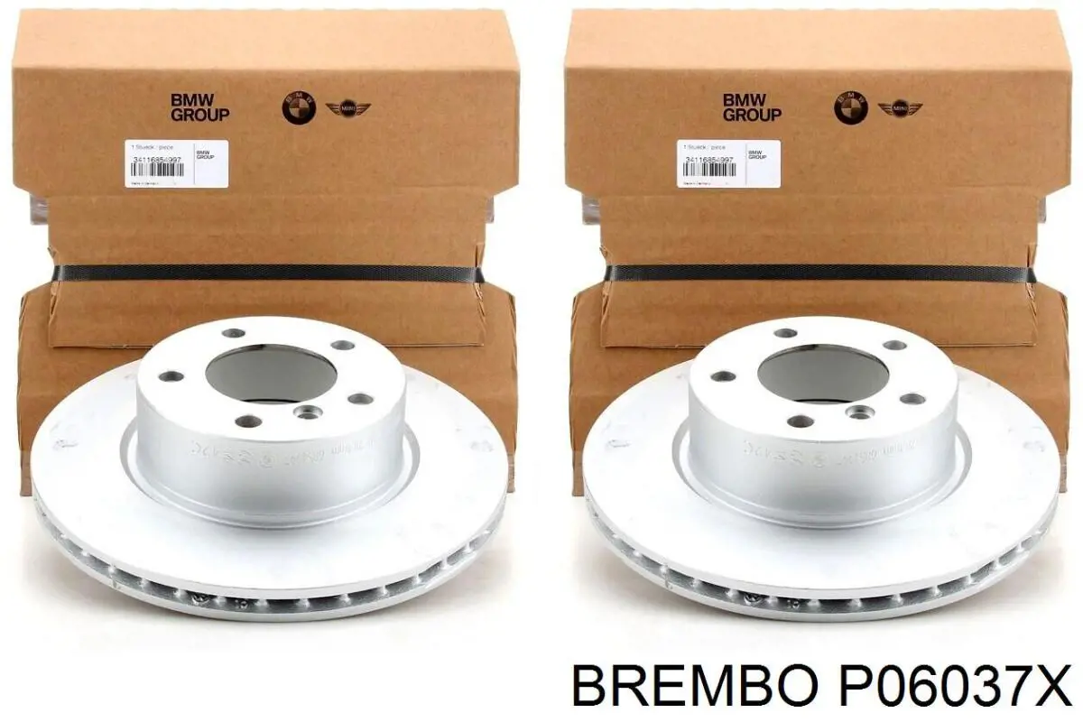 P06037X Brembo pastillas de freno traseras