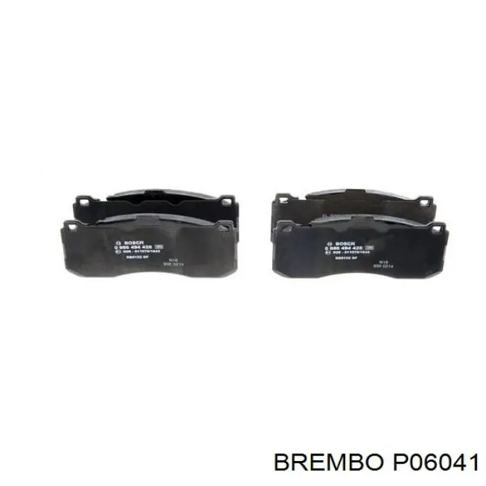 P06041 Brembo pastillas de freno delanteras