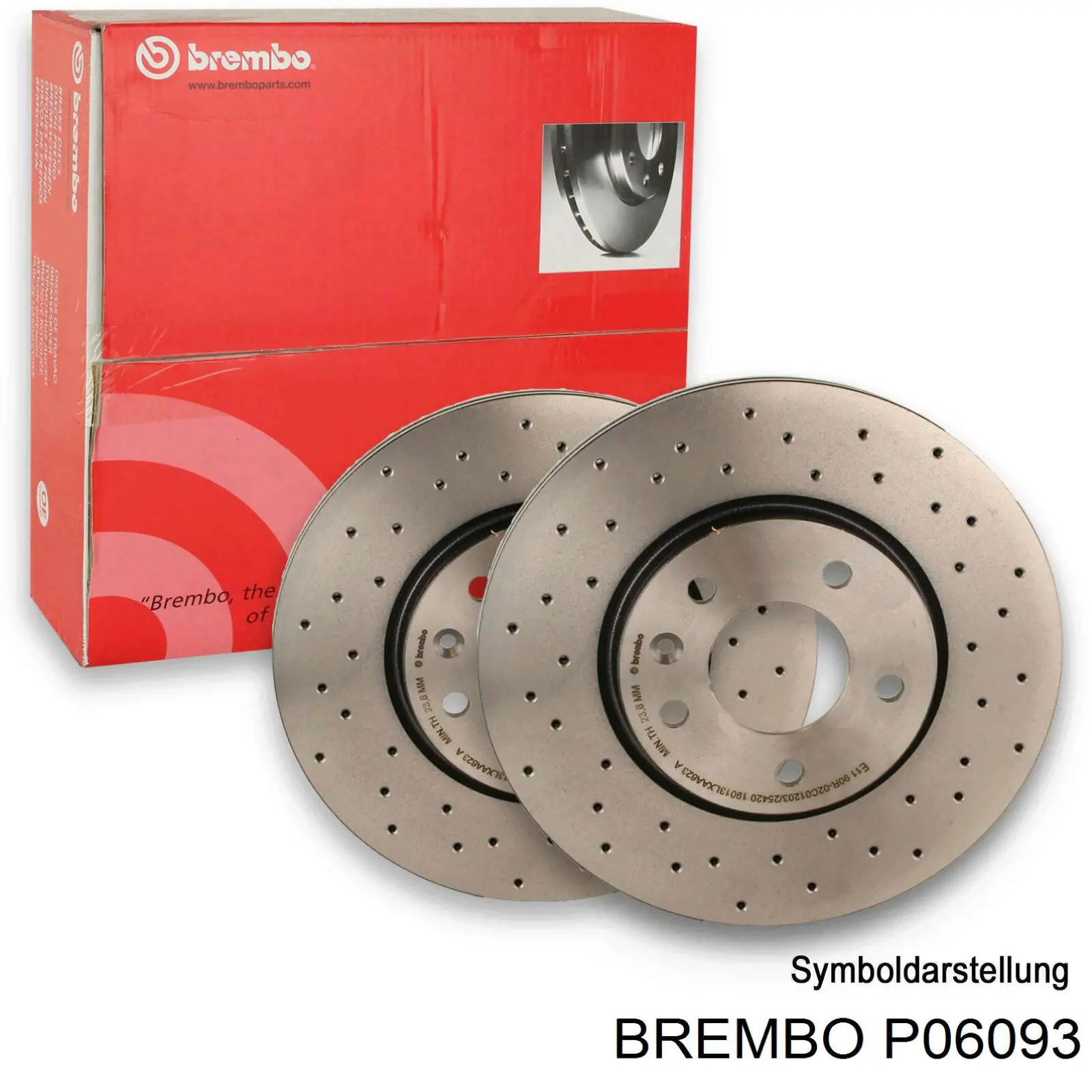 P06093 Brembo pastillas de freno delanteras