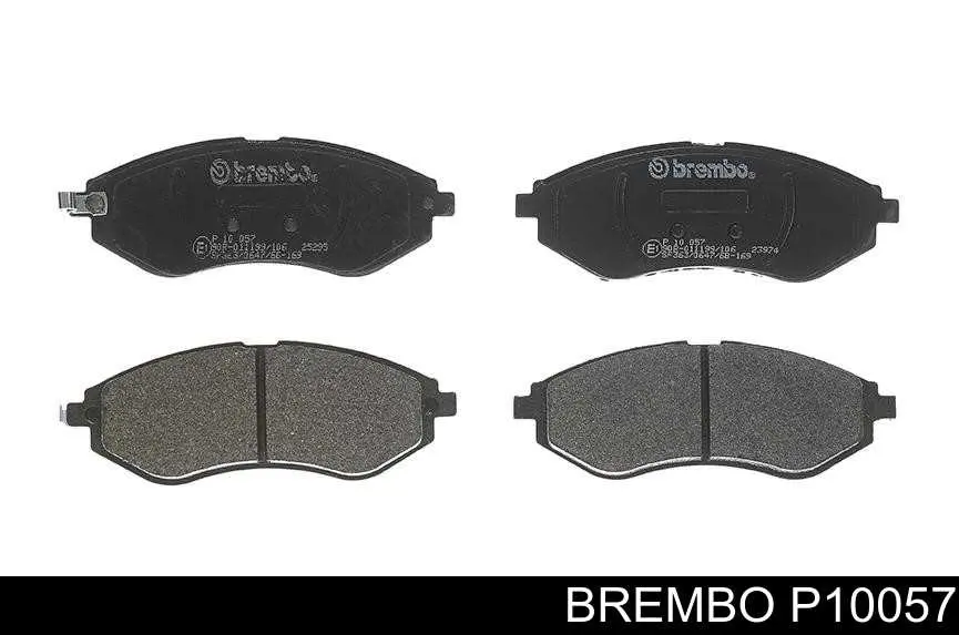 P10057 Brembo pastillas de freno delanteras