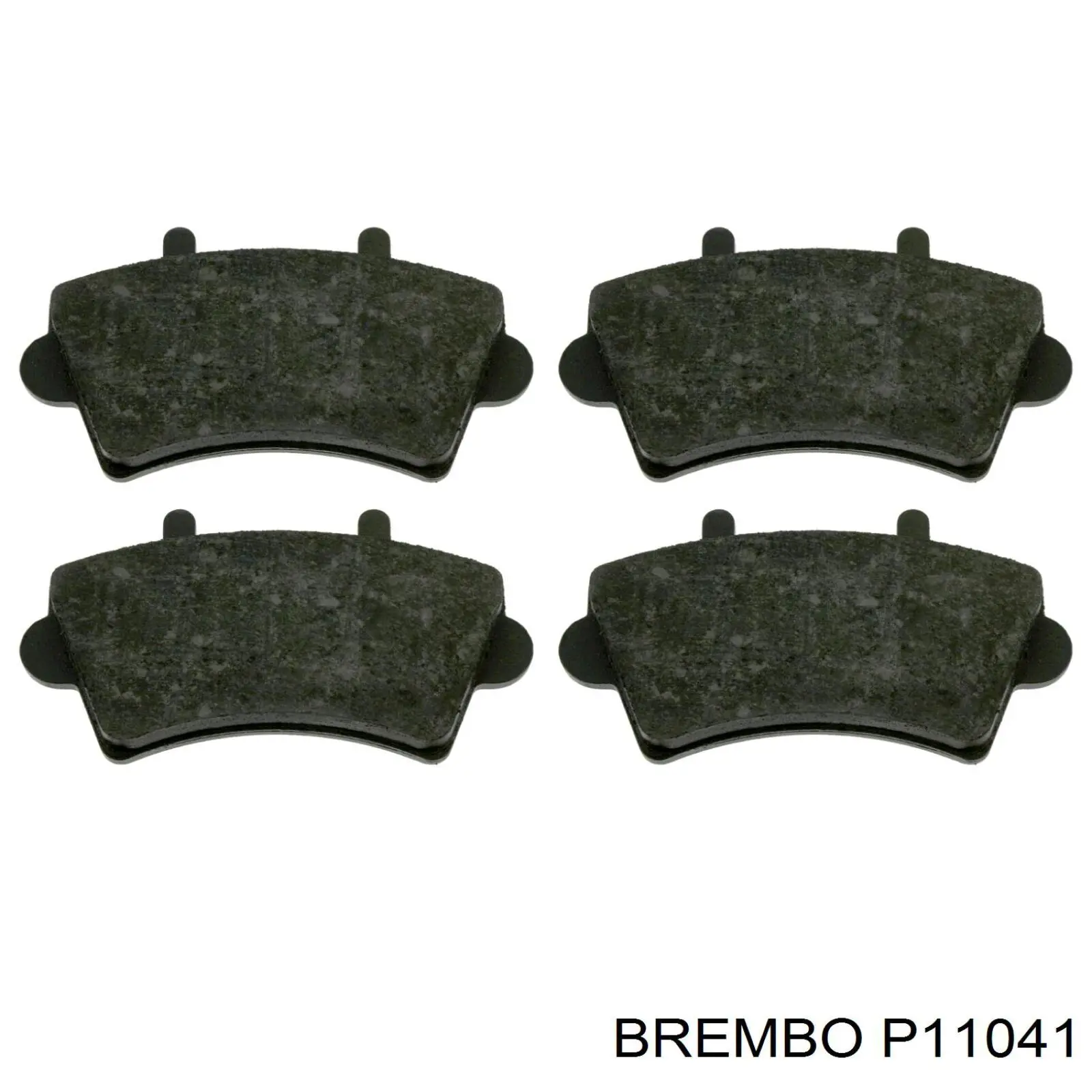 P11041 Brembo pastillas de freno delanteras